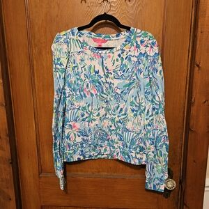 Colorful Floral Long Sleeve Top